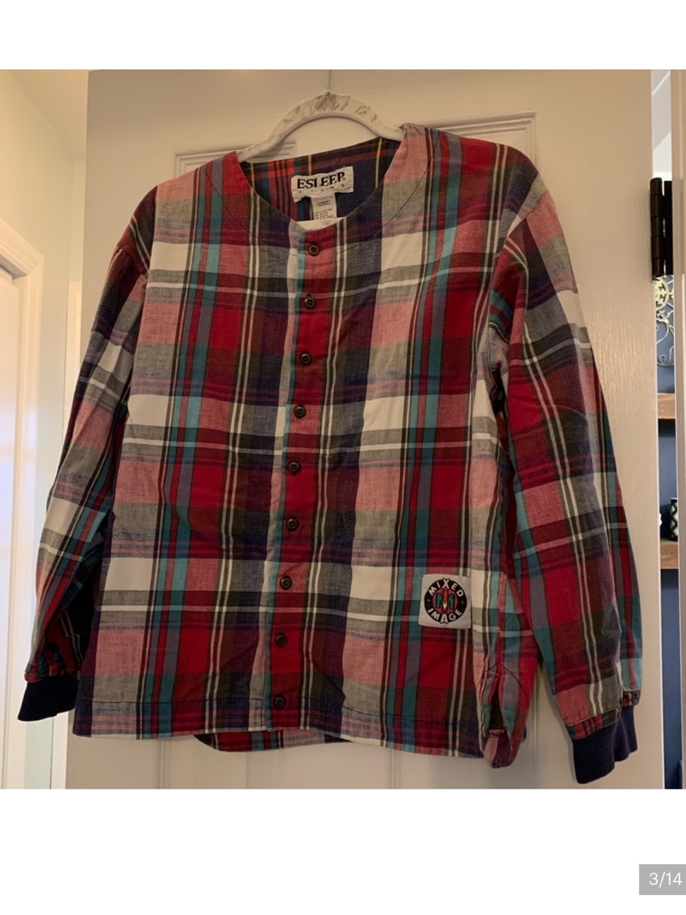 Esleep 100% cotton Plaid Pajamas